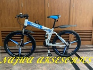 Sepeda Gunung MTB Lipat Folding Bike AMIN 26 Inch velg racing