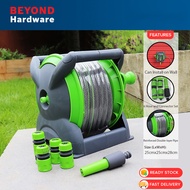 20 Meter Garden Hose Reel Set Pipe Car Wash Portable Wall Installation Water Hose Set Hos Paip Air M