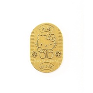 
[Hello Kitty] Hello Kitty Pure Gold Bar 24K Gold Bar 3g Lucky Charm Gold Bar Beckoning Cat (22×14㎜) JKBKT 103