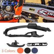 ▼ Motorcycle Swingarm Chain Slider Kit Chain Guide Brake Hose Clamp For KTM SXF250 XSF450 Factory Edition SXF350 450SMR 690ENDURO