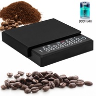 Smart Electronic Scale 0.1g High Precision Small Coffee Scale USB Charging Touch Sensor Home Barista