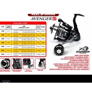 Maguro Avengers xt 6000 8000 power handle fishing reel