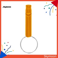 Skym* 5Pcs/Set High Pitch Creative Whistle Aluminum Alloy Practical Clear Sound Safety Whistle for Outdoor Sport