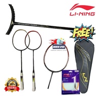 raket badminton bulutangkis lining 3d calibar 600 600 b boost original - 600b red/grey