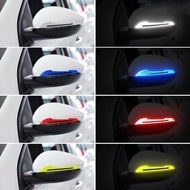 [Ready Stock] 1 Pair Car Rearview Mirror Reflective Sticker Safety Warning Reflective Sticker Car Rearview Mirror Decorative Strip Car Accessories