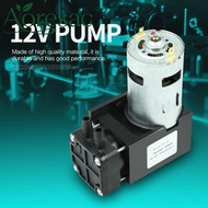 Aoresac 1 ชิ้น DC12V 42 วัตต์มินิขนาดเล็ก Oilless ปั๊มสุญญากาศ ‑85KPa ไหล 40 ลิตร/นาที