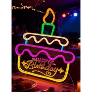 Birthday Scene Decoration led Neon Light Birthday Atmosphere Props Happy Birthday Brand Happy Birthd