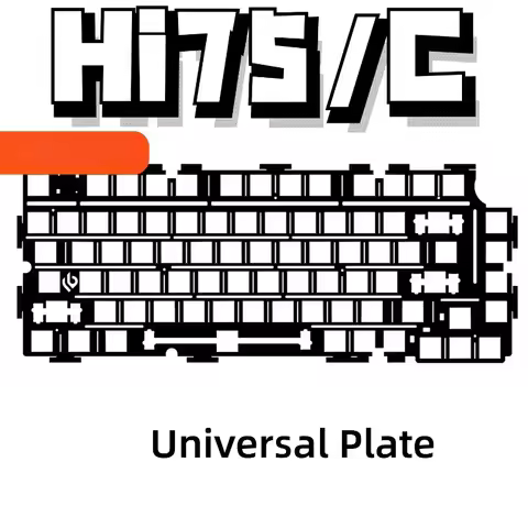 Hi75/C Universal Positioning Plate Customized PC POM FR4 Single-Key Slot Positioning Board for Mecha