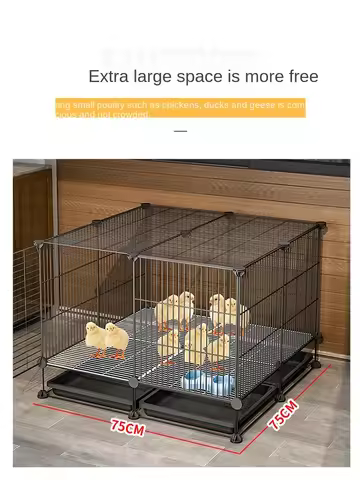 Dog cage, Household automatic breeding cage, Encrypted chicken house, chicken nest balcony, outdoor,