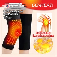 GOHEAT Knee Pad Guard Self Heat Tourmaline Support Perlindung Lutut Pad Terapi Protection Guard Relief Therapy (1 Pair)
