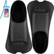 Swim Fins, Happyouth Swim Training Fins Short Fins Silicone Swim Flippers Swimming Fins with Mesh Ba