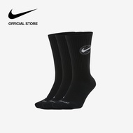 [9.9 | VOUCHER 45% & MUA 2 GIẢM 5%] Tất cổ cao Nike Everyday Crew Basketball Socks (3 Pairs) - Black
