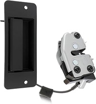 Rear Left Driver Side Cargo Door Latch with Handle Fits for Ford E150 2003-2014, Econoline Club Wago