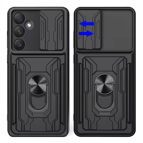 For Samsung Galaxy A55 5G Case Slide Lens Protect Armor Phone Case for Sumsung A55 A 55 SM-A556B/DS 