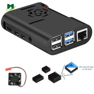 ALANFY Case Black Durable ASB Useful for Raspberry Pi 4 Model B, Pi 4B, Pi 4 Shell