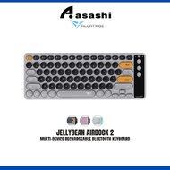 Alcatroz Jellybean AirDock 2 Multi-Device Rechargeable Bluetooth Keyboard