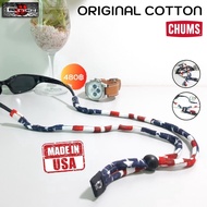 Chums Glasses Strap Original Cotton 1 Soft And Comfortable Patterned Made in USA.!!