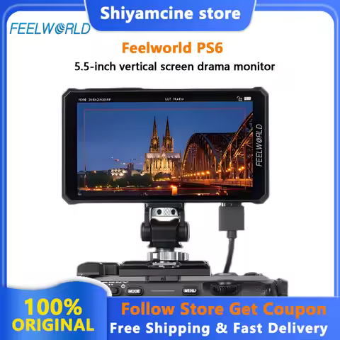 Feelworld PS6 Monitor Oled Vertical /Horizontal Screen 5.5Inch Hd Touchscreen IPS FHD1920x1080 Photo