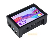 waveshare 4.3inch Capacitive Touch Display Compatible with Raspberry Pi 4B Comes with Protection Cas