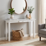 Furniture Mart NANCY console table murah console table nordic konsol table console table white