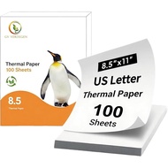 Thermal Printer Paper 8.5 x 11 Inch,Thermal Paper 8.5 x 11 Compatible with Portable Printer M08F-Let