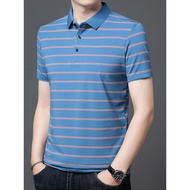 100% Cotton t-Shirt Men Short-Sleeved Fat Guy Big Belly Fat Guy Plus Fat Plus Size Loose Fat Guy t-S