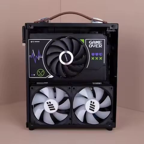 Custom Mini ITX PC with i5-14400F, RTX 5060, 1TB SSD – Compact Gaming Computer for Desk, Dorm or LAN