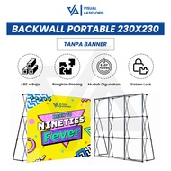 Backwall Booth 2.3 x 2.3 m | Backdrop Extend Spiderwall/ | Event & Exhibition Display Stand | Banner