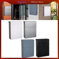 MagiDeal Wall Mount Mailbox Mailbox Vintage Security Mailbox Key Lock Mailbox Drop Box