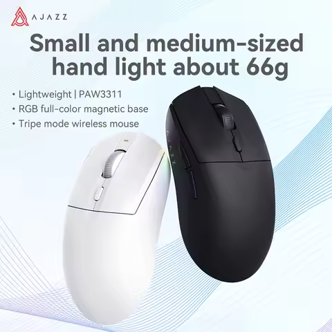AJAZZ AJ139 V2 MC Wireless Esports Gaming Mouse, Bluetooth Tri-Mode, Wired, Silent, Lightweight for 