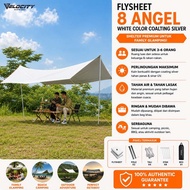 VELOCITY Flysheet Butterfly Large Waterproof 4.5x4.5 Meter Tarp Fly Sheet Murah Flying Sheet Big