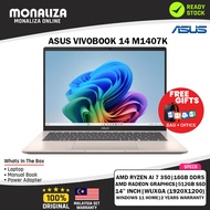 Asus Vivobook 14 Laptop (M1407K‑ALY061WS) AMD Ryzen AI 7 350 | AMD Radeon Graphics