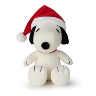 Snoopy 帶著圍巾坐著的史努比