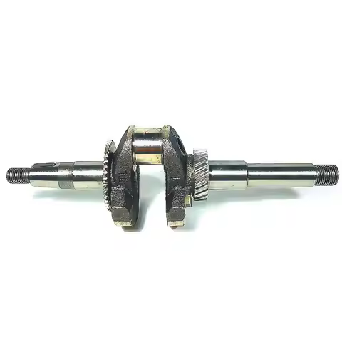 For Q engine parts 170F Q engine crankshaft 7.5hp Q engine water pump crankshaft 18 threaded shaft D