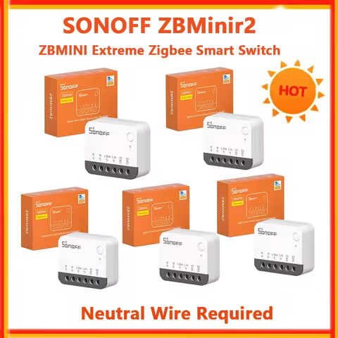 SONOFF ZBMinir2 Extreme Zigbee 3.0 Smart Switch External Switch Control Detach Relay Mode Smart Home