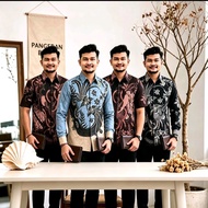KATUN KEMEJA Men's Batik Shirt Premium Primisima Cotton Soft Cool Adult Men's Batik Shirt Full Premi