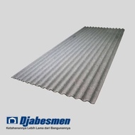 Atap Asbes Semen Djabesmen Gelombang Kecil 150 cm/ 180 cm/ 210 cm/