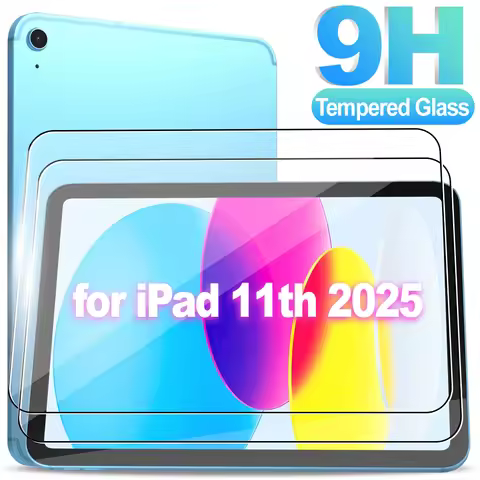 1/2Packs 9H Tempered Glass Screen Protectors for IPad (A16) 11th/Air11/Air13 HD Clear Scratch-proof 