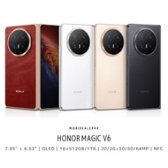 全新 New | Honor Magic V6 | 榮耀 Magic V6 | 5G | 智能手機 | 16+512Gb/1Tb | 7.95" + 6.52" | 120Hz | 20/20+50/