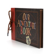 Our Adventure Book Scrapbook Photo Album – Embossed Hard Cover Keepsake for Anniversary, Wedding, Tr