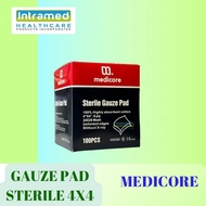 Sterile Gauze Pad 4×4 Sterile, MEDICORE