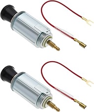 YINETTECH 2X Car Cigarette Lighter Element Socket Set Classic Retro Style Car Cigarette Lighter RH-4