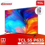 TCL 55P635 4K Smart TV / HDR 10 Google TV / 4K HDR TV, dolby audio, Voice Control / TCL