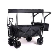 【In stock】[ Available ] Pets Baby Toddler Cat Dog Wagon Stroller with Roof with Brakes Safety Travel Wagon Trolley HCI7