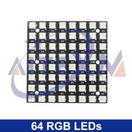 WS2812 LED 5050 RGB 8x8 64 Bit LED Matrix Module