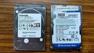 台南【數位資訊】2.5吋/二手硬碟 WD 東芝 TOSHIBA 500G SATA 5400轉 賣$250