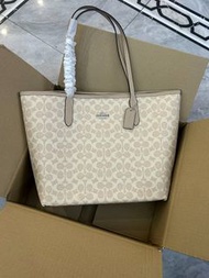 COACH 豆沙色 托特包 Size 33*29
