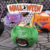 萬聖節糖果🍬布袋  Halloween 🎃 Fabric Candy/Gift Bag 