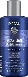 Inoar Brazilian Afro Keratin Vegan Hair Smoothing Treatment 400 ml