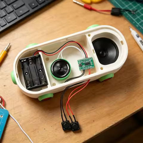 Dual-Button Recording Module 60-Second Voice Message Recorder For DIY Electronic Card Sound Recordin